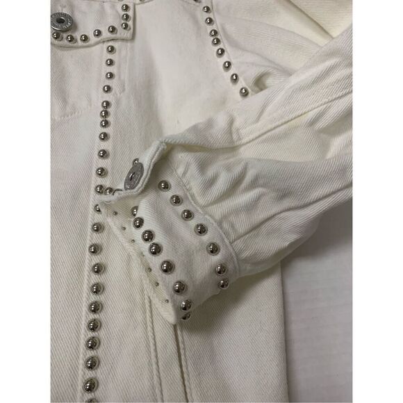 Silver Studded POL Denim Jacket - Picture 3 of 9